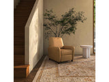 Luna Tan Leather Recliner Chair by Moe's Home at Eve Furniture