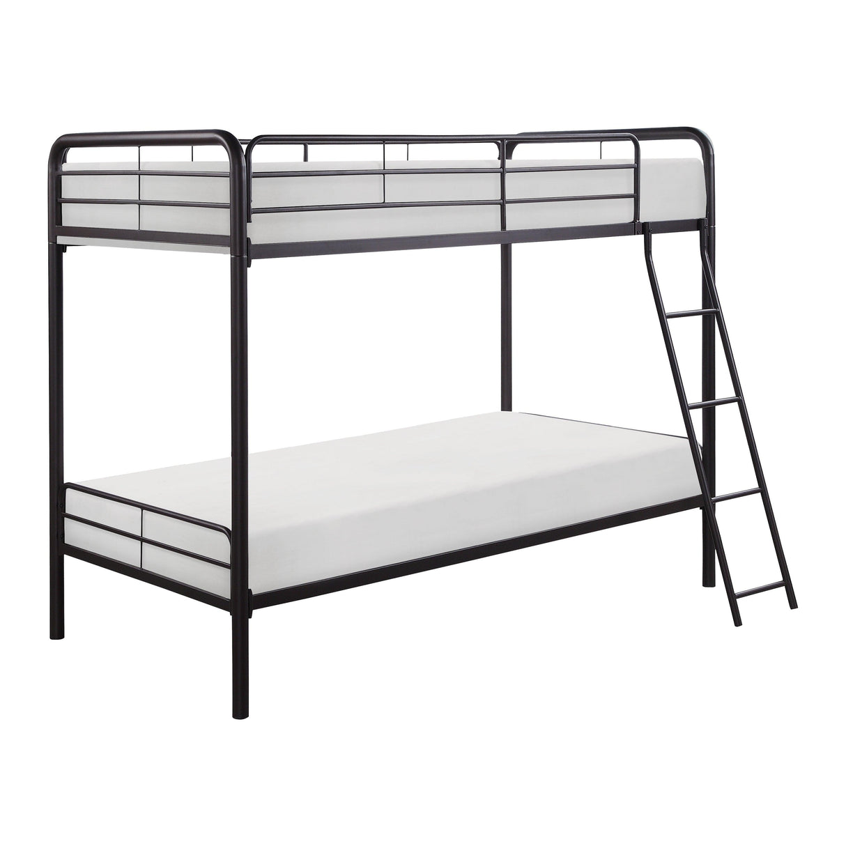 Lunar Dark Bronze Metal Twin/Twin Bunk Bed by Homelegance at Eve Furniture