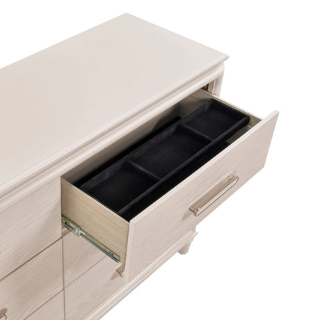 Lunaris Beige Dresser by Homelegance at Eve Furniture