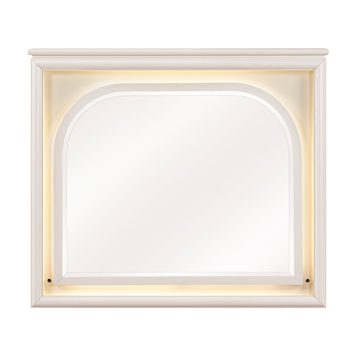 Lunaris Beige Dresser Mirror (Mirror Only)