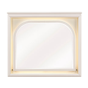 Lunaris Beige Dresser Mirror (Mirror Only) by Homelegance at Eve Furniture