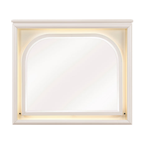 Lunaris Beige Dresser Mirror (Mirror Only) by Homelegance at Eve Furniture