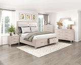 Lunaris Beige Night Stand by Homelegance at Eve Furniture