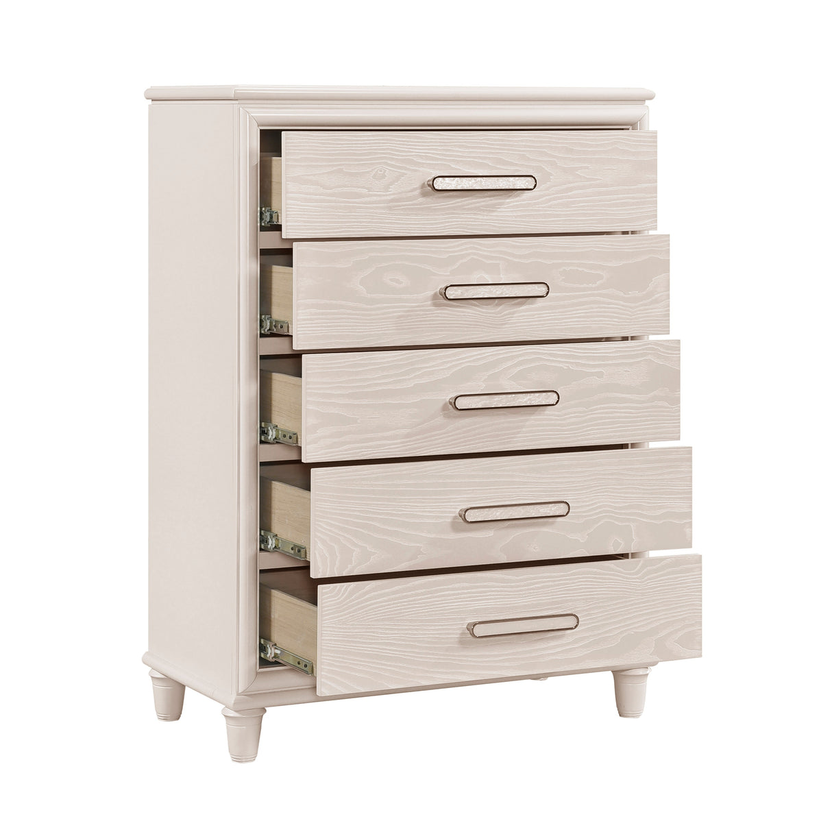 Lunaris Beige Storage Platform Bedroom Set by Homelegance at Eve Furniture