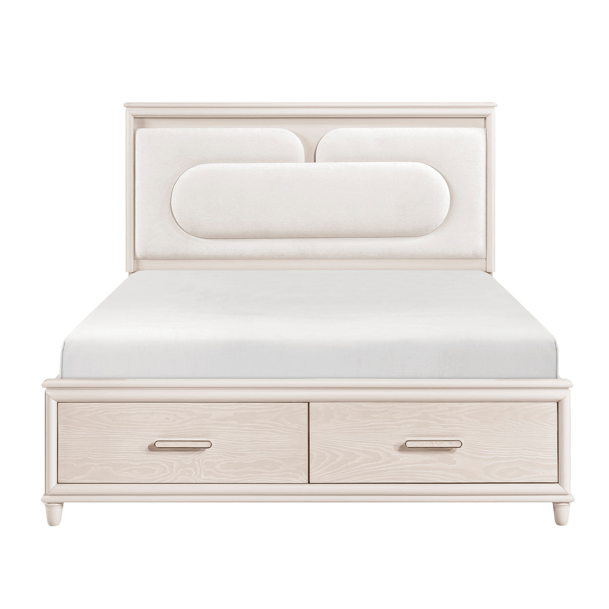 Lunaris Beige Storage Platform Bedroom Set by Homelegance at Eve Furniture