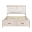 Lunaris Beige Storage Platform Bedroom Set by Homelegance at Eve Furniture