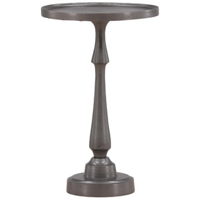 Luned Small Side Table, Antique Nickel by Dovetail at Eve Furniture