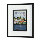 Lunenburg Go Canada (M) by Mercana Studio a Framed Art Print Matted under Glass by Mercana at Eve Furniture