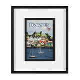 Lunenburg Go Canada (M) by Mercana Studio a Framed Art Print Matted under Glass by Mercana at Eve Furniture
