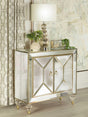Lupin Mirror/Champagne 2-Door Accent Cabinet by Coaster at Eve Furniture