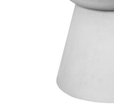 Lupita White 42" Round Dinette Table by TOV Furniture at Eve Furniture