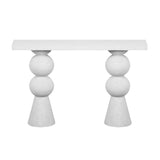 Lupita White Console Table by TOV Furniture at Eve Furniture