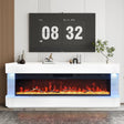 Lush White Fireplace by New Era Innovations at Eve Furniture