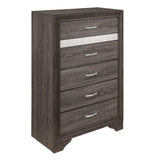 Luster Gray Chest by Homelegance at Eve Furniture