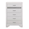 Luster White Chest by Homelegance at Eve Furniture