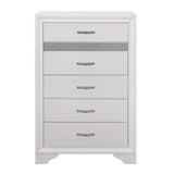 Luster White Chest by Homelegance at Eve Furniture