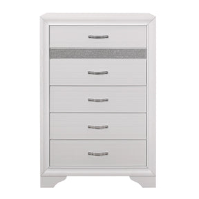 Luster White Chest by Homelegance at Eve Furniture