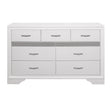 Luster White Dresser by Homelegance at Eve Furniture
