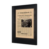 Luther King Assassinated by Vintage Collection Hand Embellished Framed Art Photo Matted under Glass by Mercana at Eve Furniture