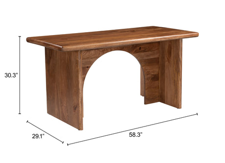 Luthien Walnut Desk by Zuomod at Eve Furniture