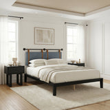 Luum Black Queen Platform Bed Frame by Zuomod at Eve Furniture