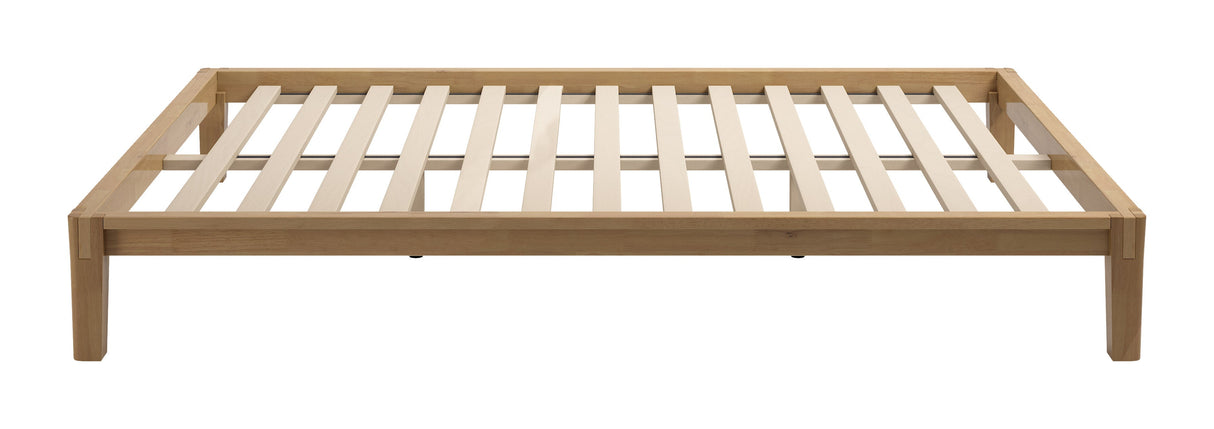 Luum Natural Queen Platform Bed Frame by Zuomod at Eve Furniture