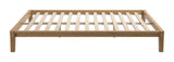 Luum Natural Queen Platform Bed Frame by Zuomod at Eve Furniture