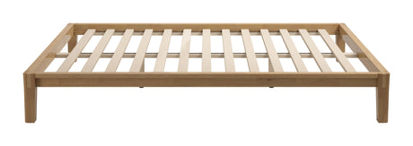 Luum Natural Queen Platform Bed Frame by Zuomod at Eve Furniture