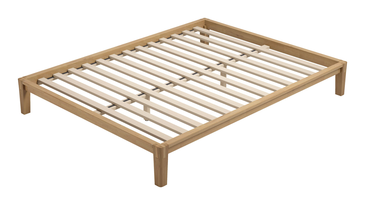 Luum Natural Queen Platform Bed Frame by Zuomod at Eve Furniture