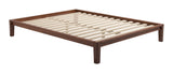Luum Walnut Queen Platform Bed Frame by Zuomod at Eve Furniture