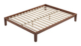 Luum Walnut Queen Platform Bed Frame by Zuomod at Eve Furniture