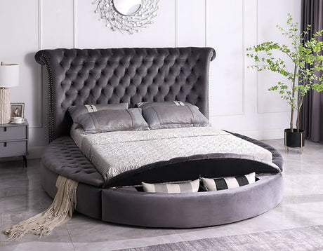 Lux Grey Queen Platform Bed by New Era Innovations at Eve Furniture