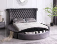 Lux Grey Queen Platform Bed by New Era Innovations at Eve Furniture
