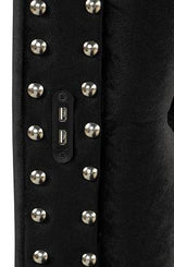 Lux II (USB Charger) Black Queen Platform Bed by New Era Innovations at Eve Furniture