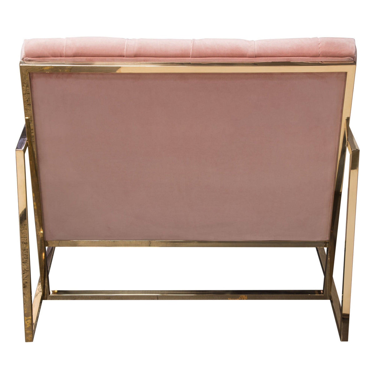 Luxe Blush Pink Accent Chair by Diamond Sofa at Eve Furniture