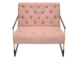 Luxe Blush Pink Accent Chair by Diamond Sofa at Eve Furniture