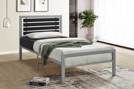 Luxe Metal Twin Platform Bed by Happy Homes at Eve Furniture