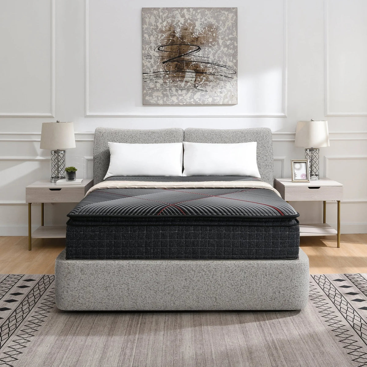 LuxeCloud 13" Gel Hybrid Queen Mattress by New Era Innovations at Eve Furniture