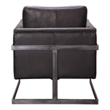 Luxley Black Club Chair by Moe's Home at Eve Furniture