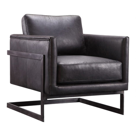 Luxley Club Chair Black by Moe's Home at Eve Furniture
