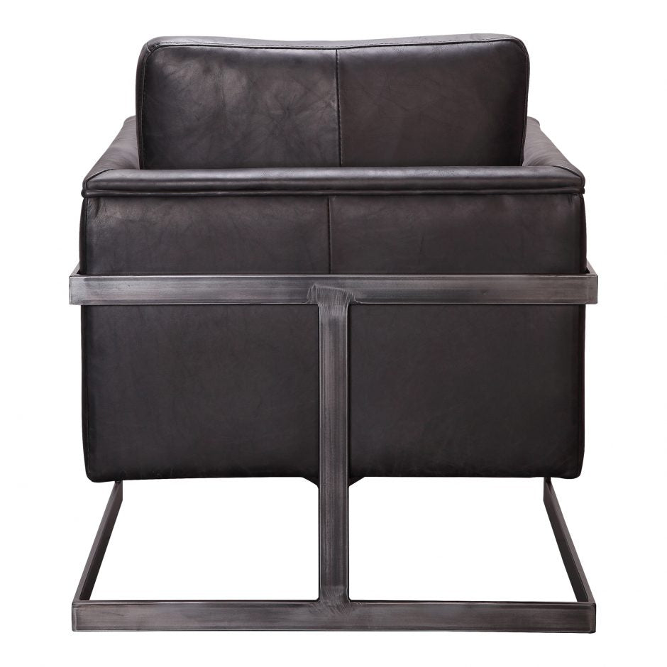 Luxley Club Chair Black by Moe's Home at Eve Furniture