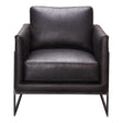 Luxley Club Chair Black by Moe's Home at Eve Furniture
