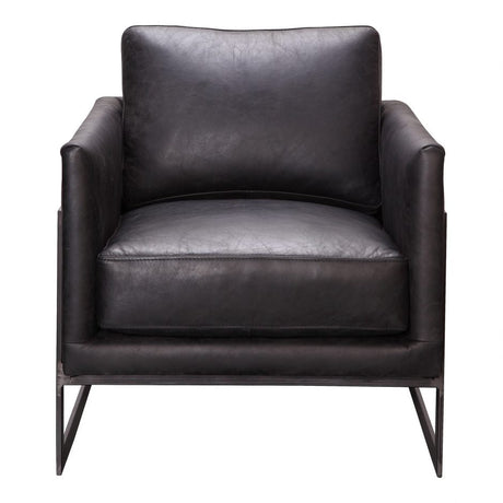 Luxley Club Chair Black by Moe's Home at Eve Furniture