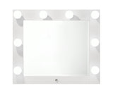 Luxo White Vanity Set w/LED Mirror