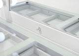 Luxo White Vanity Set w/LED Mirror