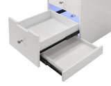 Luxo White Vanity Set w/LED Mirror