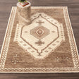 Luxor Brown Hand Knotted Rug by Classic Home at Eve Furniture