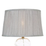 Luxora Table Lamp Gold - Clear and Grey by Ashcroft Furniture at Eve Furniture