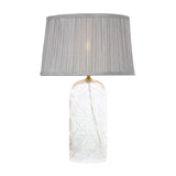 Luxora Table Lamp Gold - Clear and Grey by Ashcroft Furniture at Eve Furniture