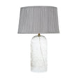 Luxora Table Lamp Gold - Clear and Grey by Ashcroft Furniture at Eve Furniture